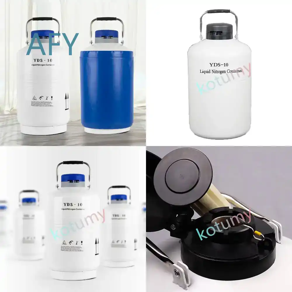 Medical Lab Research - Liquid Nitrogen Container Cryogenic Tank for
