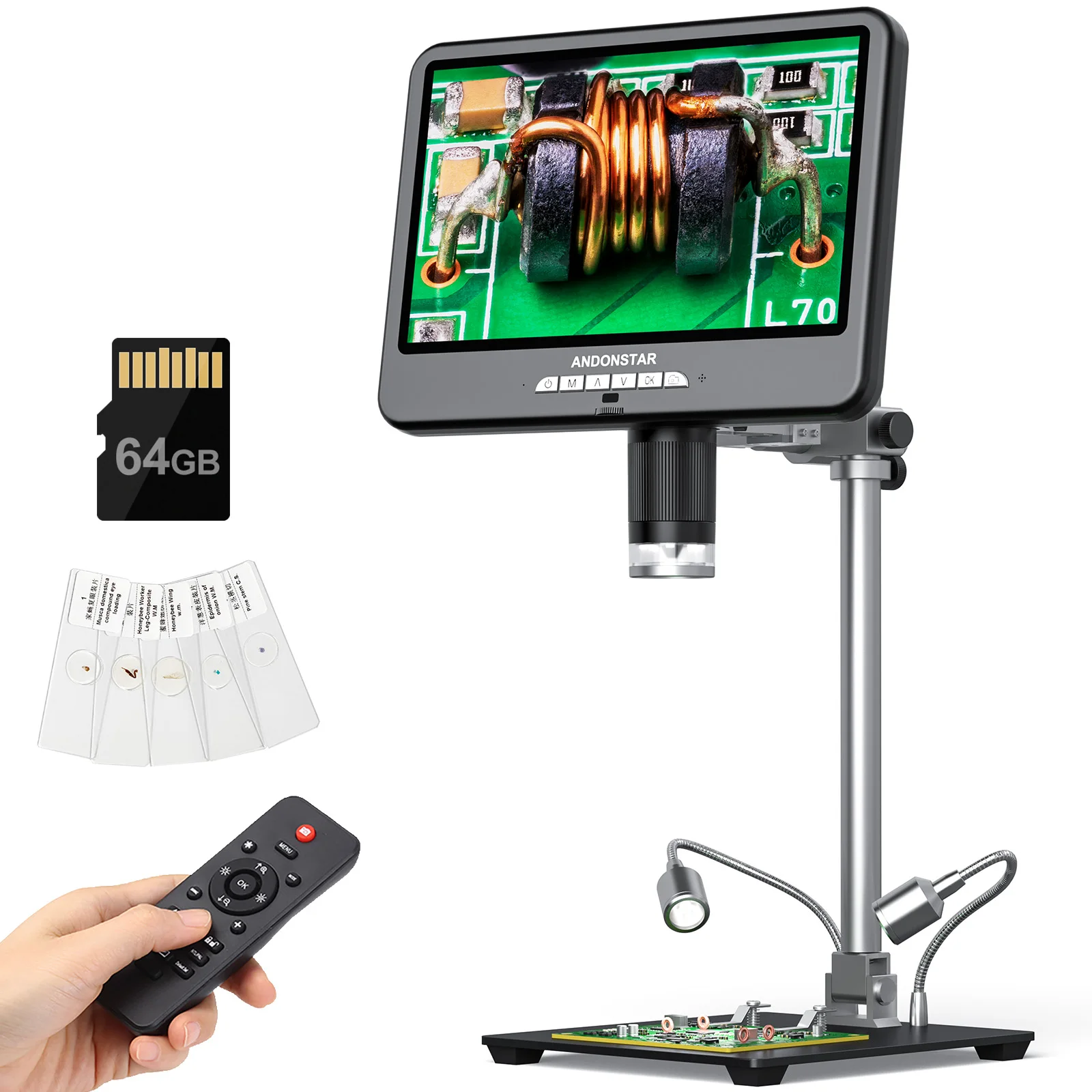 Andonstar AD210S-Pro 4K 60FPS  - đánh giá và giá Digital Microscope