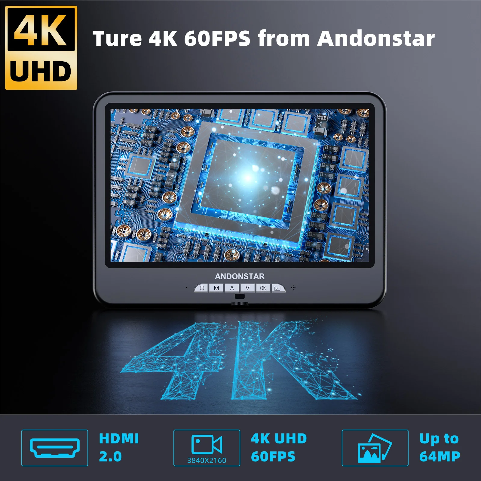 Andonstar AD210S-Pro 4K 60FPS  - đánh giá và giá Digital Microscope