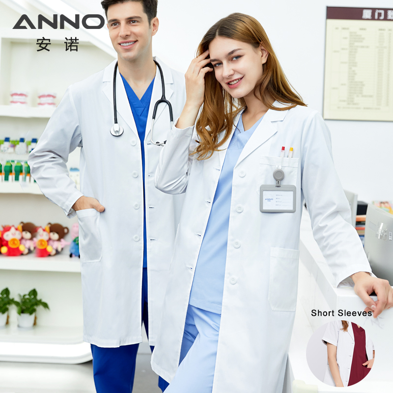 ANNO Trắng Bác Sĩ Y Khoa Áo Kh - đánh giá và giá Medical Lab Gown