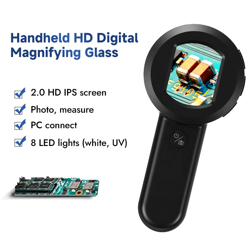 Magnifying Glass 100X HM020 wi - đánh giá và giá Digital Microscope