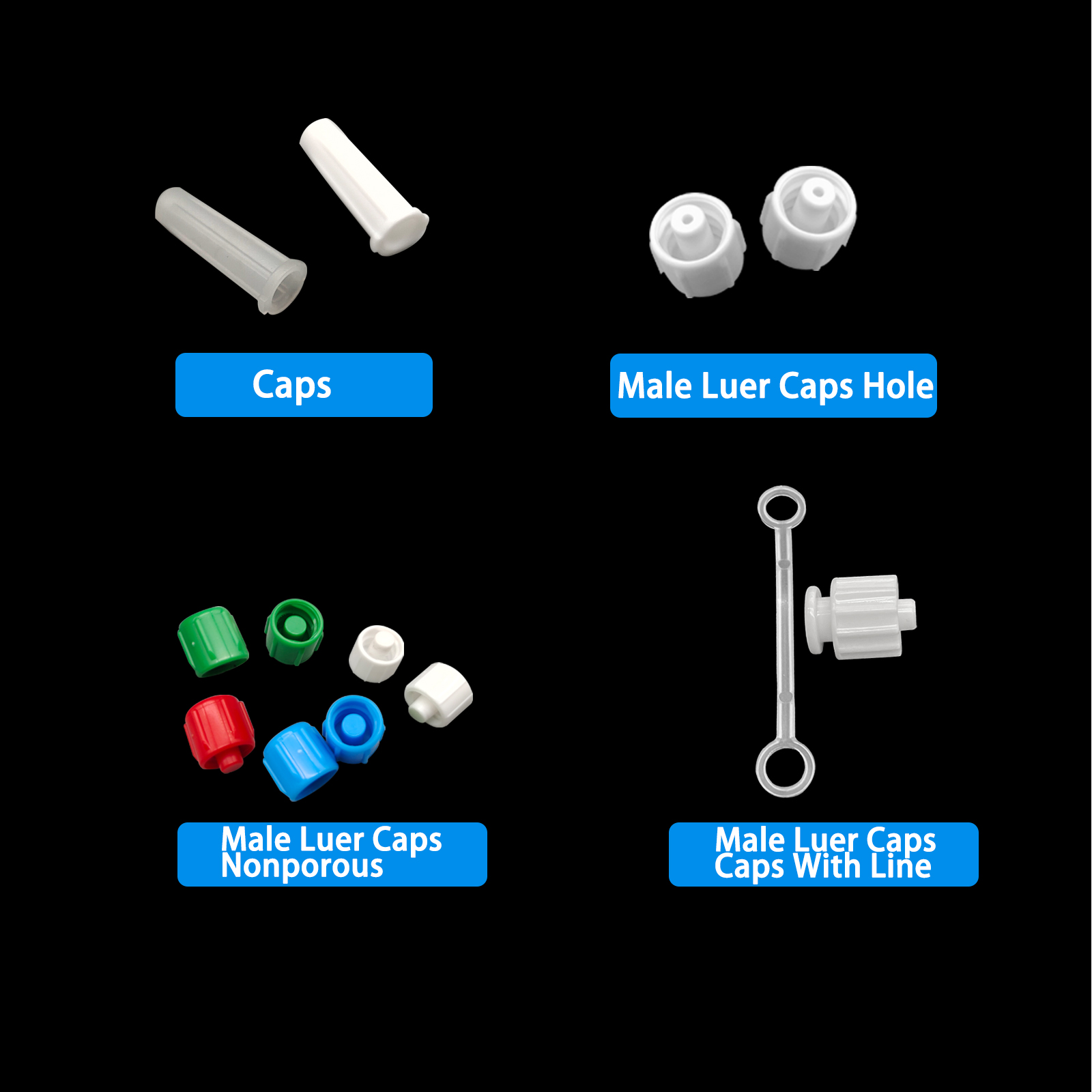 500pcs Male Luer Caps Hole for - đánh giá và giá Medical Laboratory
